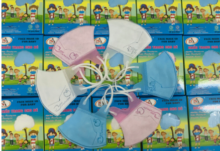 1079. Khẩu Trang 5D Mask Nam Anh Trẻ Em - [Thùng 100 hộp; hộp 10 cái]